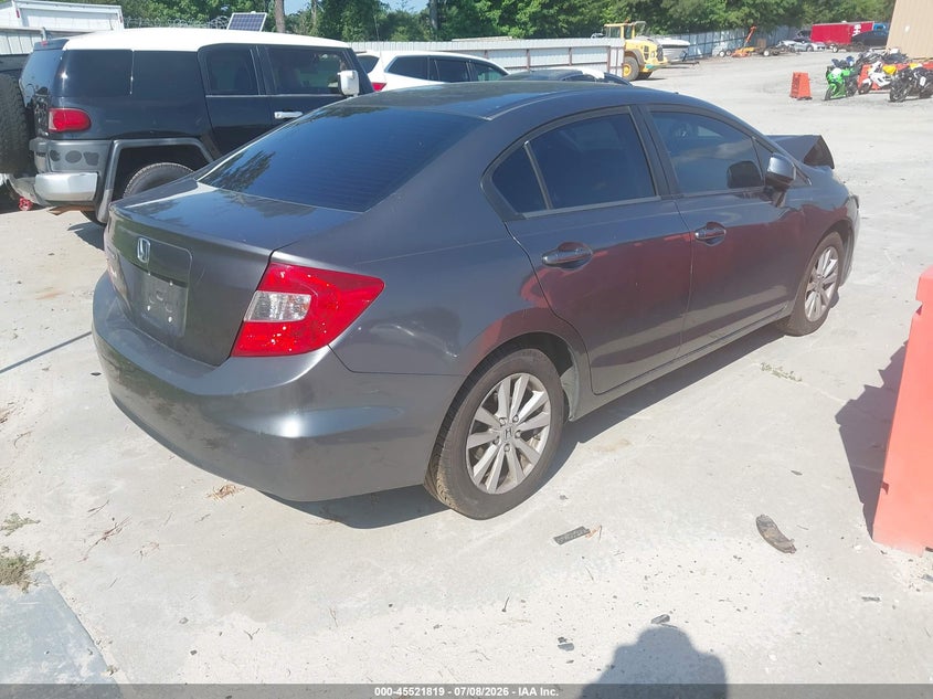 2012 HONDA CIVIC auction photo 4