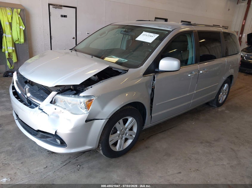 Vin: 2c4rdgdg7cr253256, lot: 46020063, dodge grand caravan crew 20122