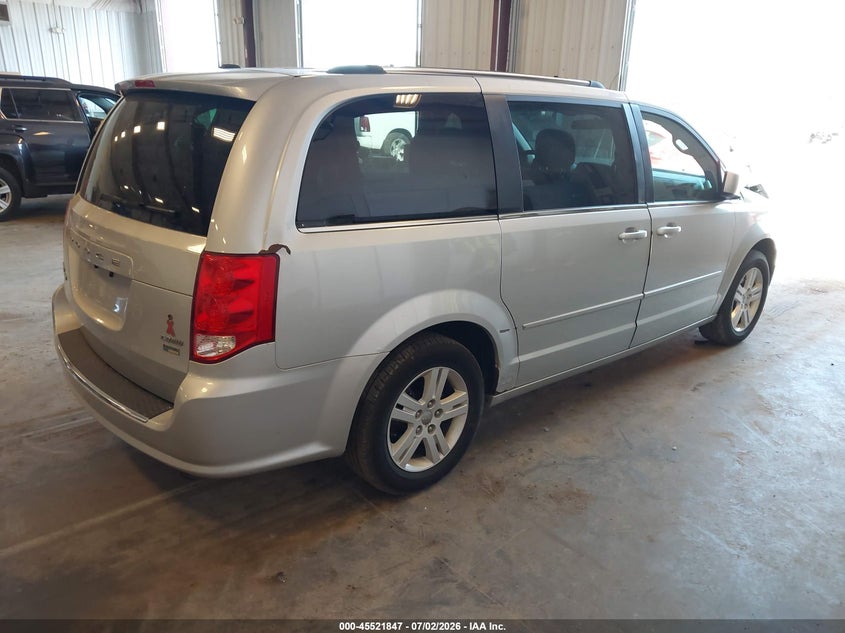 Vin: 2c4rdgdg7cr253256, lot: 46020063, dodge grand caravan crew 20124