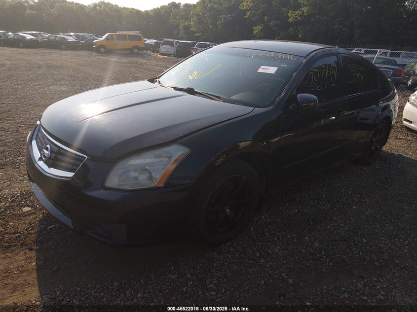 2008 Nissan Maxima, Rear, IAAI, VIN 1N4BA41E78C815691 — photo 2