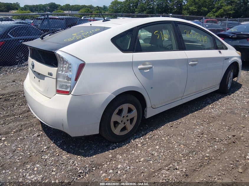 2011 TOYOTA PRIUS auction photo 4