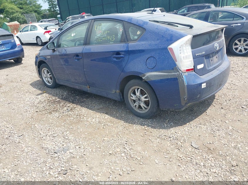 2010 TOYOTA PRIUS auction photo 3