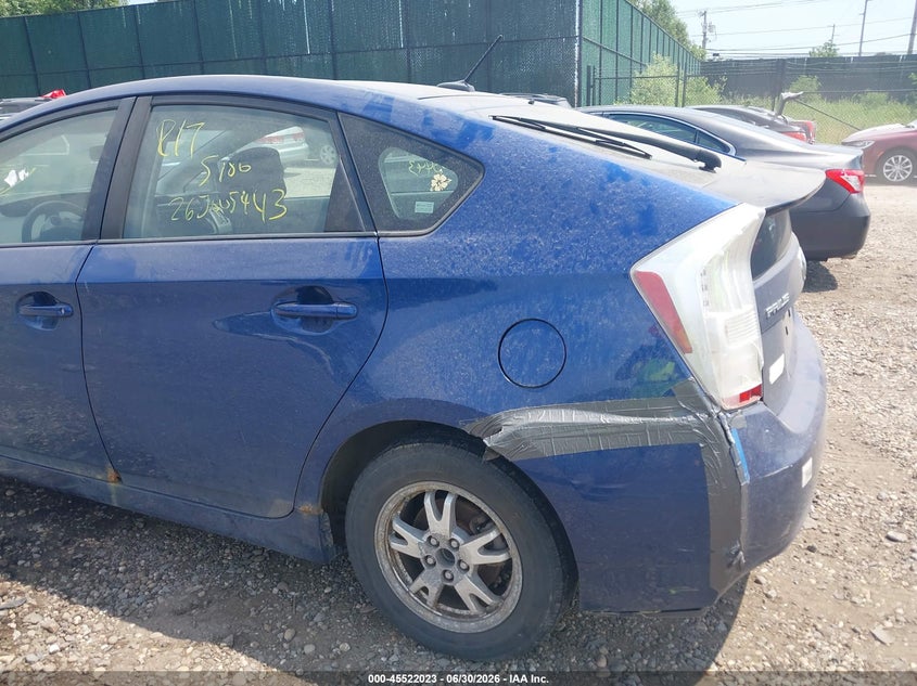 2010 TOYOTA PRIUS auction photo 6