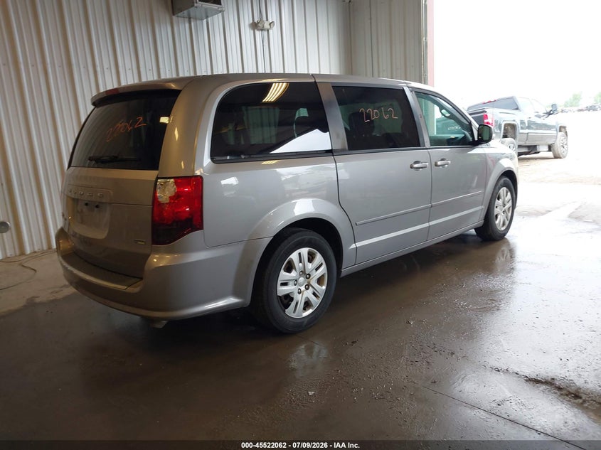 Vin: 2c4rdgbgxfr732875, lot: 46020278, dodge grand caravan se 20154
