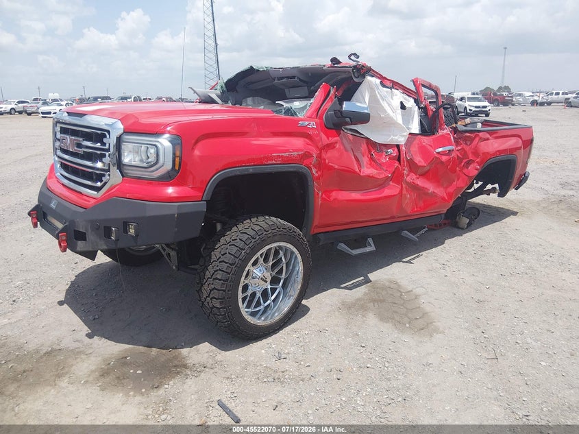 Vin: 3gtu2nec2jg597774, lot: 46020286, gmc sierra 1500 slt 20182