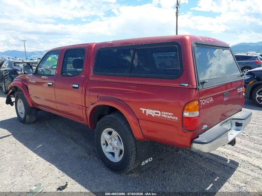 2001 TOYOTA TACOMA auction photo 3