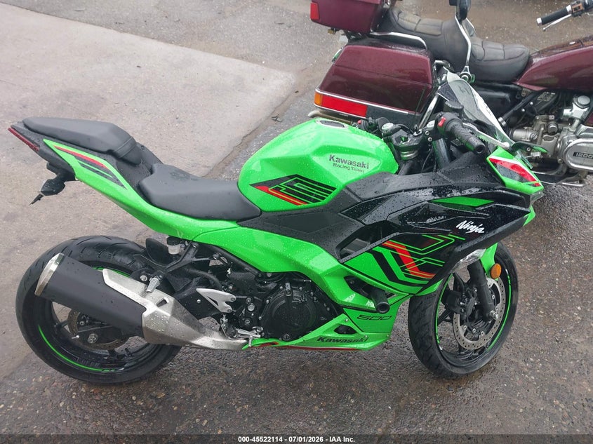 2024 Kawasaki Ex500 H VIN: ML5EXGH18RDA00290 Lot: 45522114