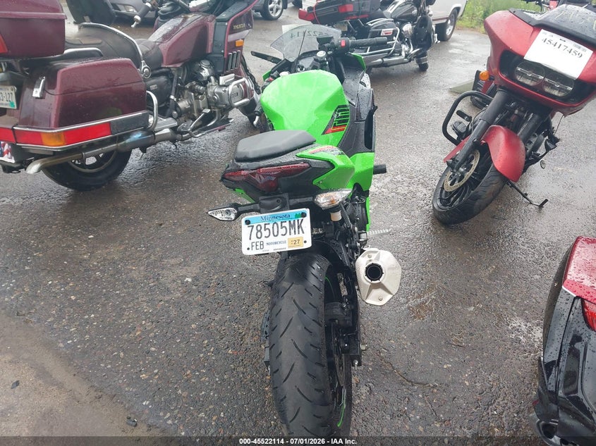 2024 Kawasaki Ex500 H VIN: ML5EXGH18RDA00290 Lot: 45522114