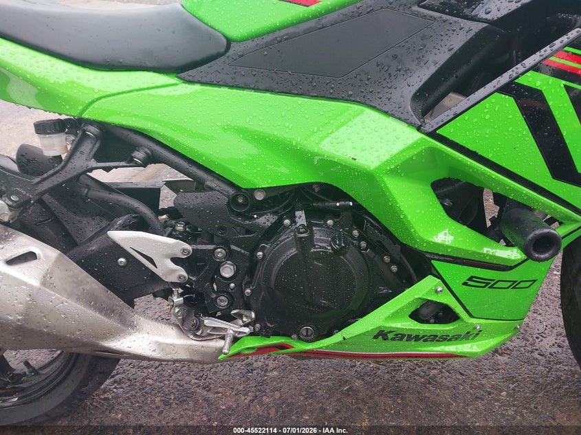 2024 Kawasaki Ex500 H VIN: ML5EXGH18RDA00290 Lot: 45522114