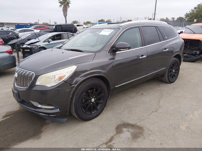 Vin: 5gakrbkd2ej111548, lot: 46020335, buick enclave leather 20142
