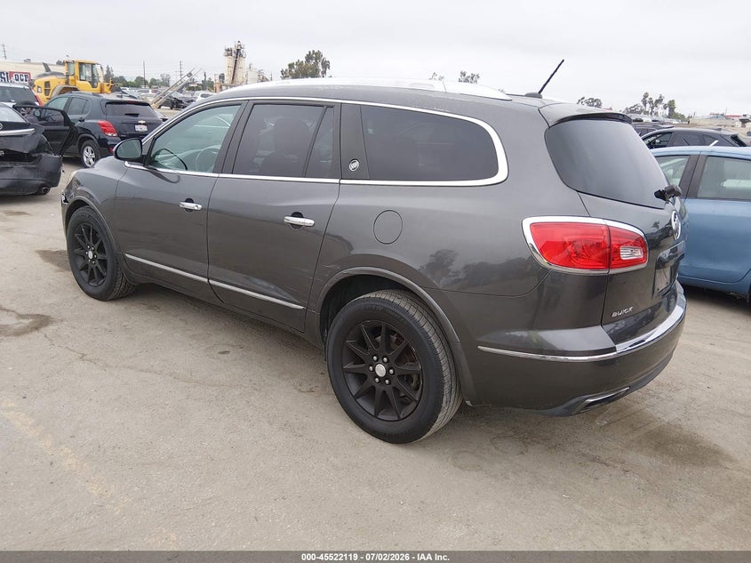 Vin: 5gakrbkd2ej111548, lot: 46020335, buick enclave leather 20143