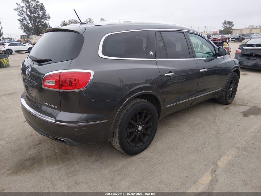 Vin: 5gakrbkd2ej111548, lot: 46020335, buick enclave leather 20144