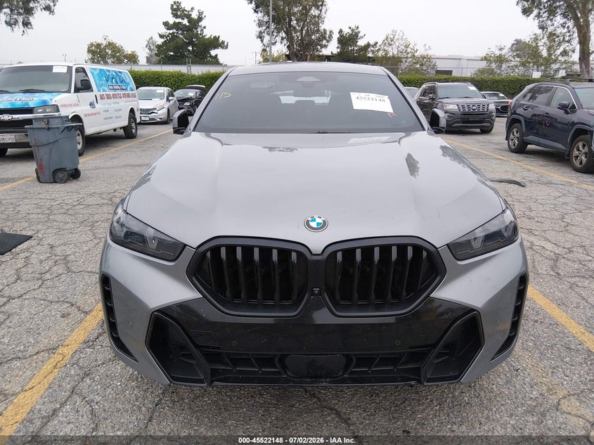 2024 BMW X6 xDrive40I VIN: 5UX33EX01R9U31882 Lot: 45522148