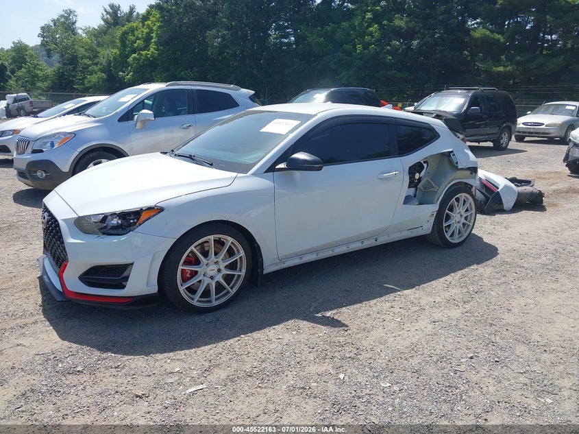 2020 Hyundai Veloster N VIN: KMHT36AH1LU003459 Lot: 45522163