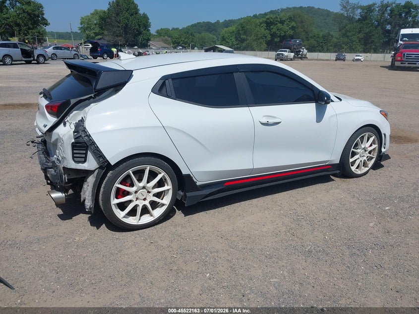 2020 Hyundai Veloster N VIN: KMHT36AH1LU003459 Lot: 45522163