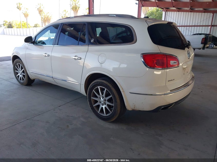 Vin: 5gakrbkd6ej144875, lot: 46020383, buick enclave leather 20143