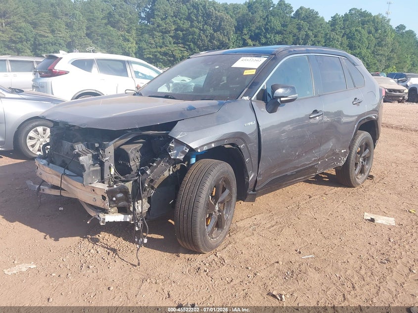2021 TOYOTA RAV4 HYBRID auction photo 2