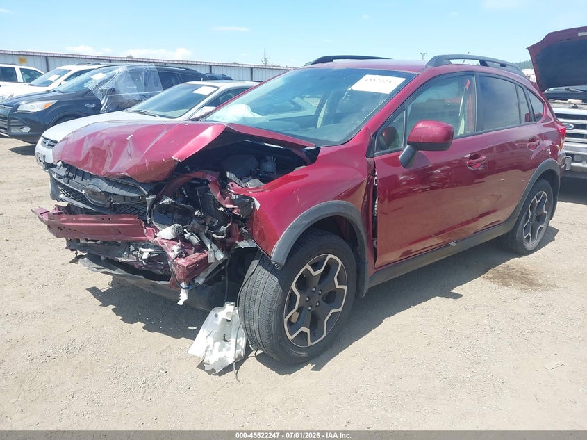 Vin: jf2gpagc7eh341650, lot: 46020463, subaru xv crosstrek 2.0i limited 20142