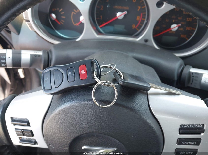 2008 Nissan 350Z Enthusiast VIN: JN1BZ34D88M703222 Lot: 45522253