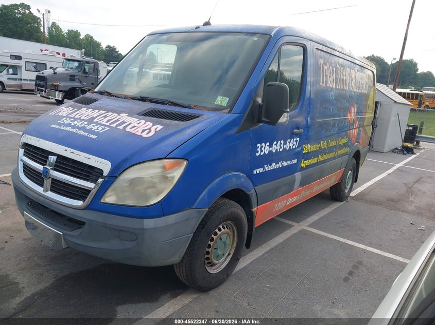 DODGE SPRINTER VAN 2500 2008 VIN WD0PE745885273949