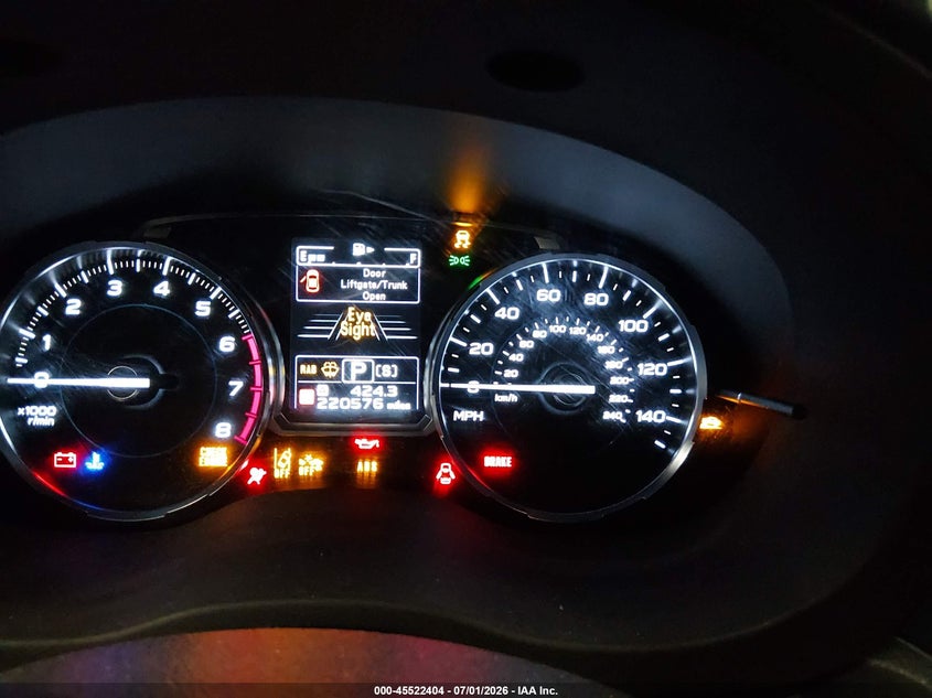 2017 SUBARU FORESTER auction photo 7