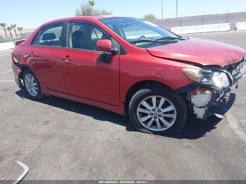 2010 TOYOTA COROLLA auction photo 1