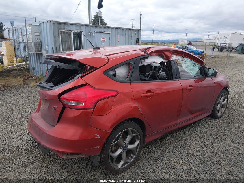 Vin: 1fadp3l90jl279237, lot: 46020665, ford focus st 20184