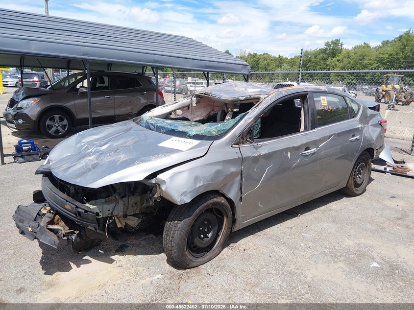 2013 Nissan Sentra, Біо/хімія, IAAI, VIN 3N1AB7AP3DL659611 — фото 2