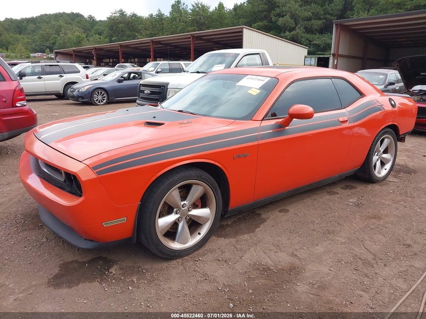 Vin: 2c3cdybt6dh734073, lot: 46020676, dodge challenger r/t classic 20132