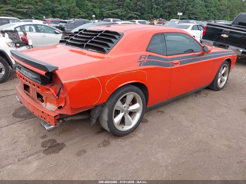 Vin: 2c3cdybt6dh734073, lot: 46020676, dodge challenger r/t classic 20134