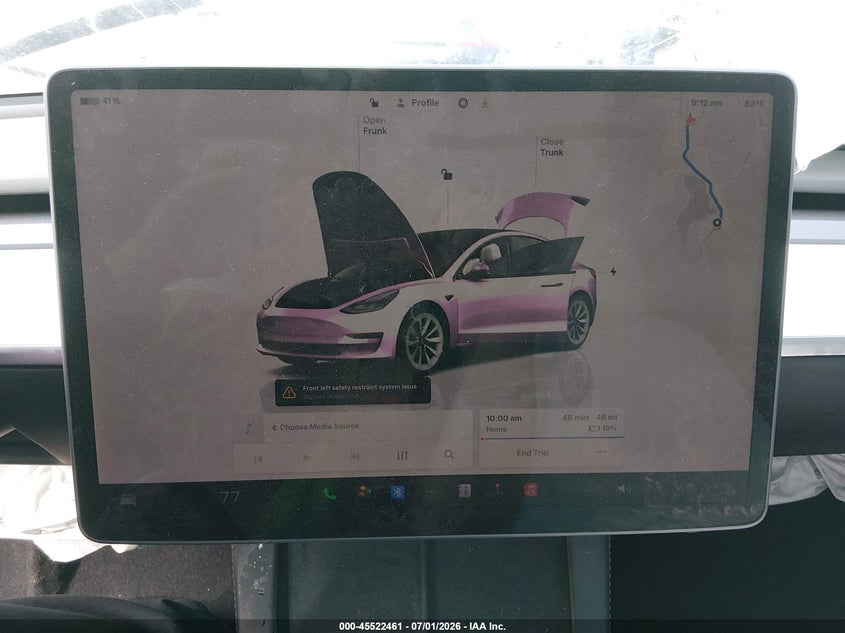2022 TESLA MODEL 3 SEDAN ELECTRIC