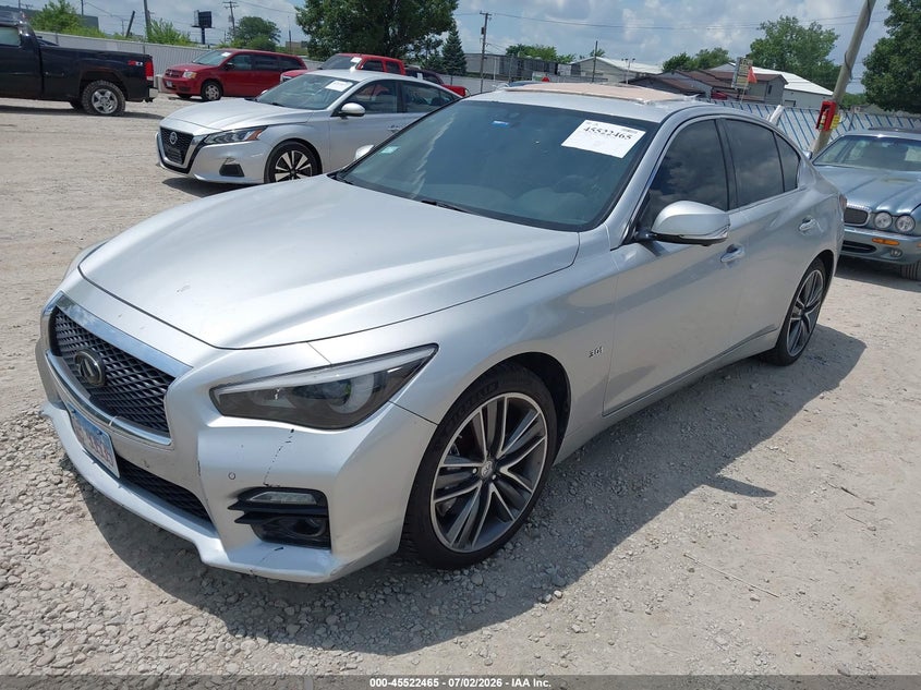 Vin: jn1ev7ar0gm341188, lot: 46020681, infiniti q50 3.0t sport 20162