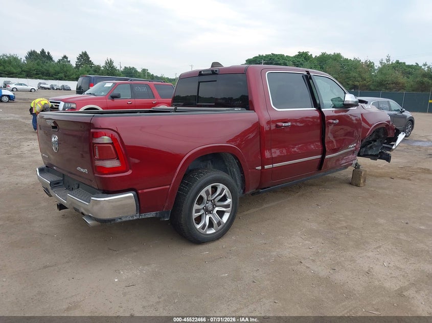 Vin: 1c6srfhm1nn413622, lot: 46020682, ram 1500 limited  4x4 5'7 box 20224