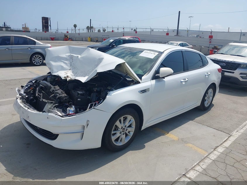Vin: knagt4l37g5101503, lot: 46020695, kia optima lx 20162