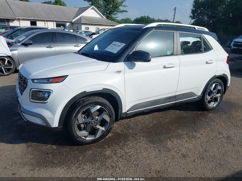 Vin: kmhrc8a38su384879, lot: 46020699, hyundai venue limited 20252