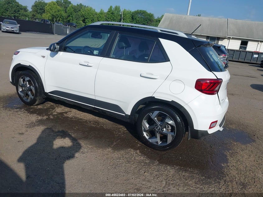 Vin: kmhrc8a38su384879, lot: 46020699, hyundai venue limited 20253