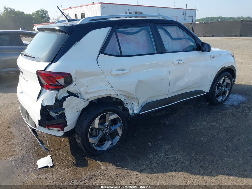 Vin: kmhrc8a38su384879, lot: 46020699, hyundai venue limited 20254