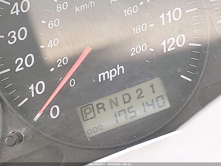 2001 MAZDA MPV auction photo 7