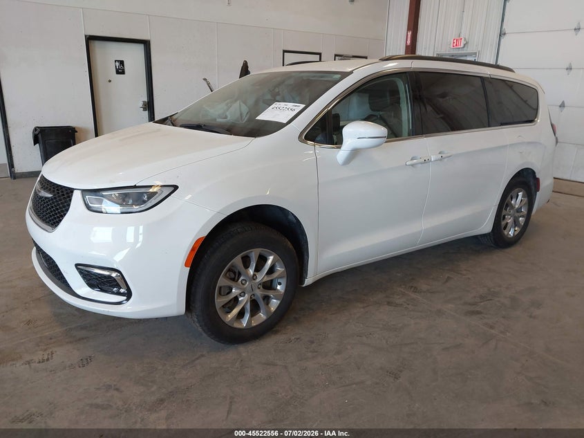 Vin: 2c4rc3bg4nr161877, lot: 46020772, chrysler pacifica touring l awd 20222