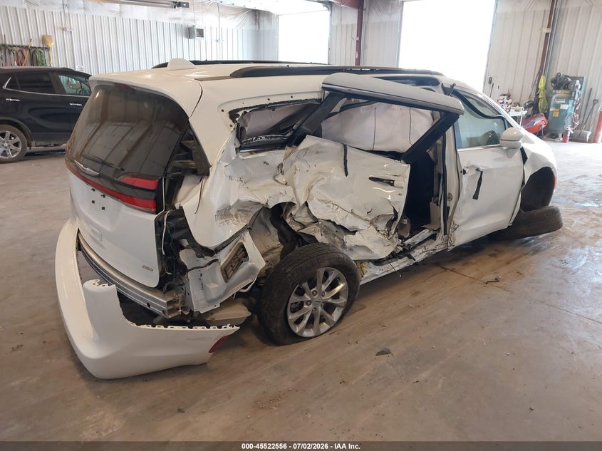 Vin: 2c4rc3bg4nr161877, lot: 46020772, chrysler pacifica touring l awd 20224