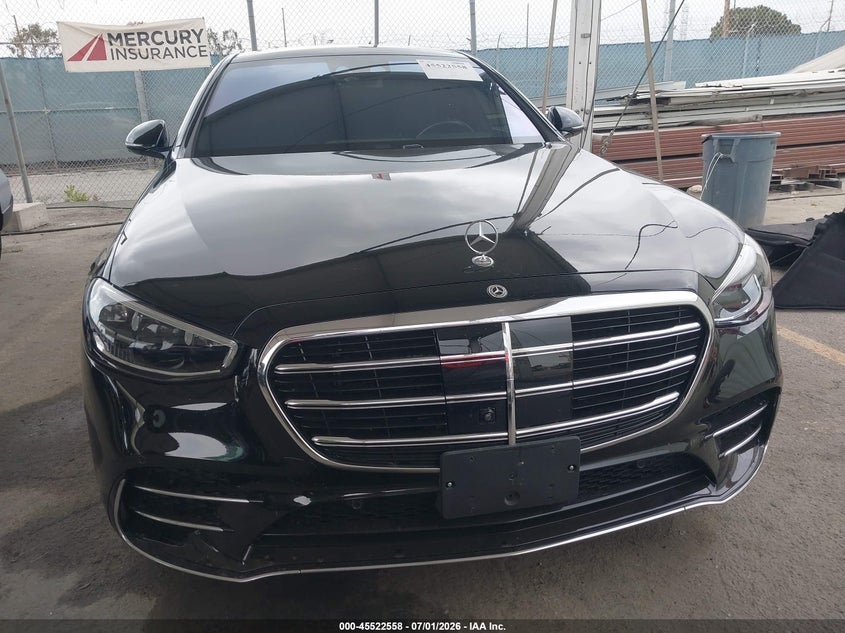 2022 Mercedes-Benz S 500 4Matic VIN: W1K6G6DB1NA078251 Lot: 45522558
