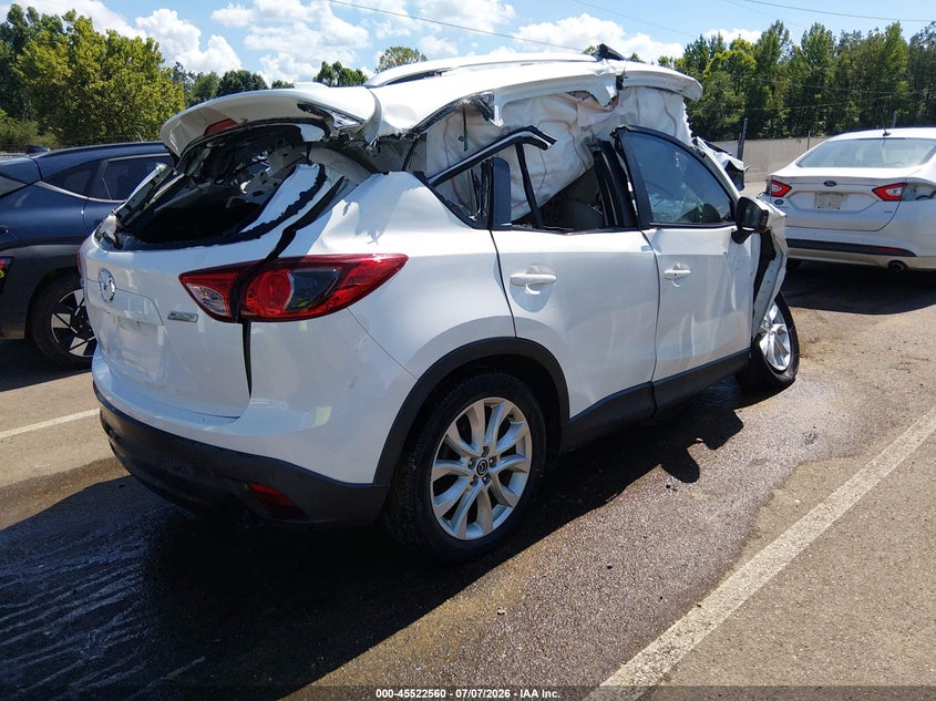Vin: jm3ke2dy8e0356927, lot: 46020776, mazda cx-5 grand touring 20144