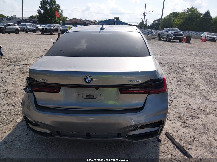 2020 BMW 750I xDrive VIN: WBA7U2C00LCD19766 Lot: 45522586