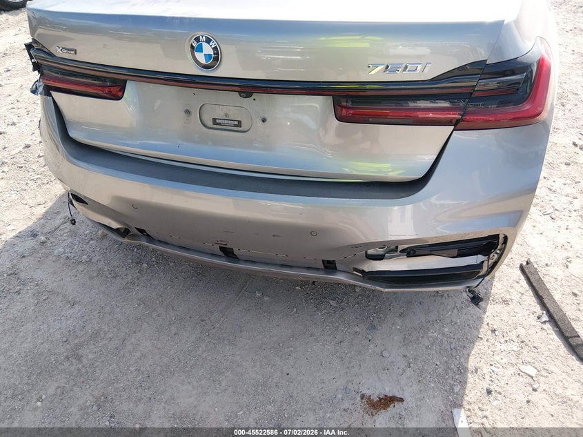 2020 BMW 750I xDrive VIN: WBA7U2C00LCD19766 Lot: 45522586