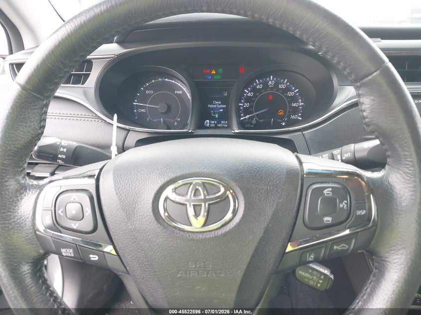 2018 TOYOTA AVALON HYBRID auction photo 7