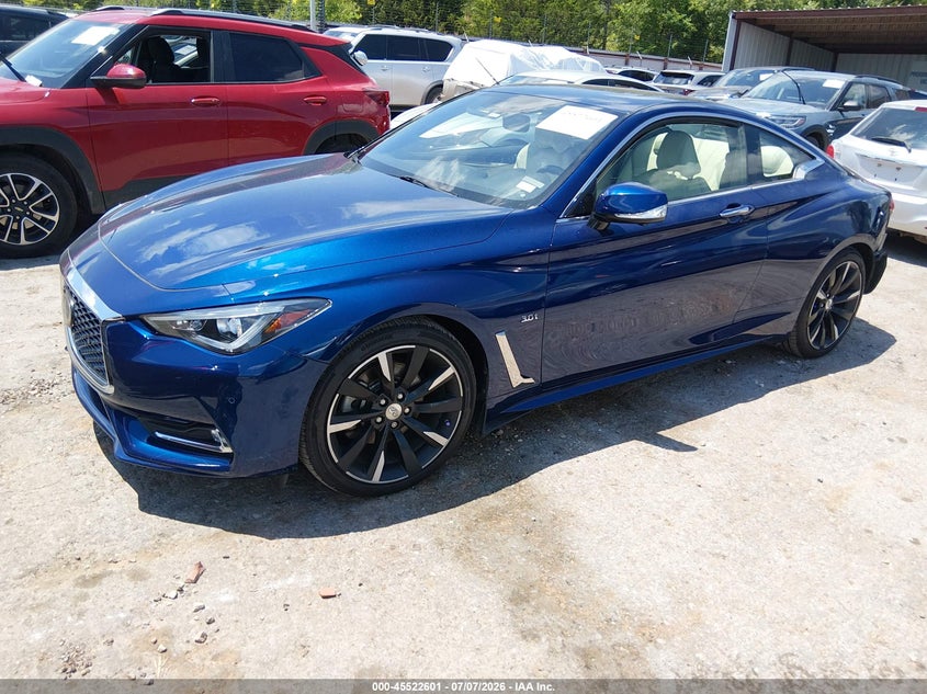 Vin: jn1ev7el6km290083, lot: 46020817, infiniti q60 3.0t luxe 20192