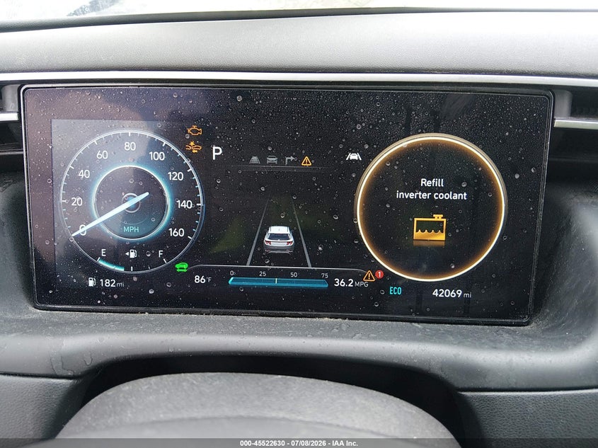 2023 HYUNDAI TUCSON HYBRID auction photo 7