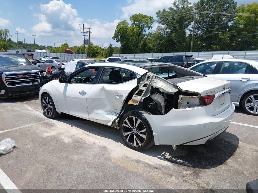 Vin: 1n4aa6ap7hc435405, lot: 46020854, nissan maxima 3.5 sl 20173