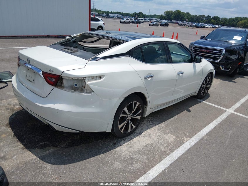 Vin: 1n4aa6ap7hc435405, lot: 46020854, nissan maxima 3.5 sl 20174