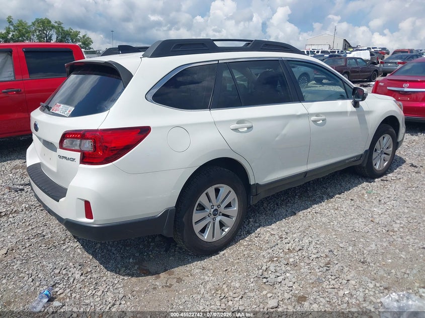 2016 SUBARU OUTBACK auction photo 4